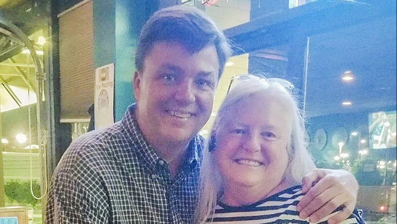 Matt Davis is pictured with his birth mother, Cindi Salyer, in 2017, their first reunion since he was born. Thanks to the courage of Salyer, a teenage birth mother in 1971, and the work of Catholic Charities of Tennessee, Davis, a parishioner at St. Henry Catholic Church in Nashville received the greatest of all gifts: the gift of life, and a loving adoptive family. (CNS photo/courtesy Matt Davis)