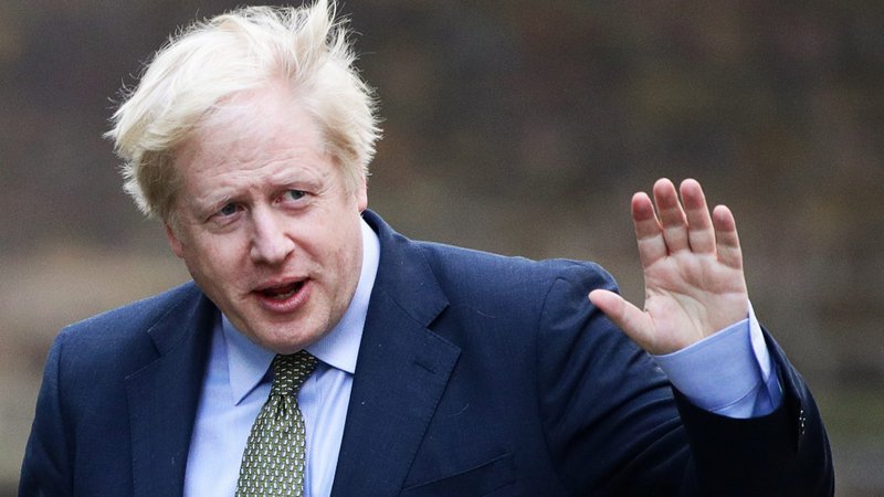 British Prime Minister Boris Johnson waves after meeting with Queen Elizabeth in London to ask for permission to form a government Dec.13, 2019. In the Dec. 12 general election, Johnson's Conservatives won a majority of 80 seats, the largest for his party since Margaret Thatcher won a third term in 1987. (CNS photo/Lisi Niesner, Reuters)