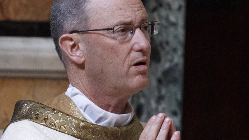 Bishop James D. Conley of Lincoln, Neb., is pictured in a 2012 photo. The Diocese of Lincoln announced Dec. 13, 2019, that Bishop Conley will take a medical leave of absence, effective immediately. Due to serious medical issues, Bishop Conley formally requested a temporary leave of absence from Pope Francis, and the request was accepted. (CNS photo/Paul Haring)