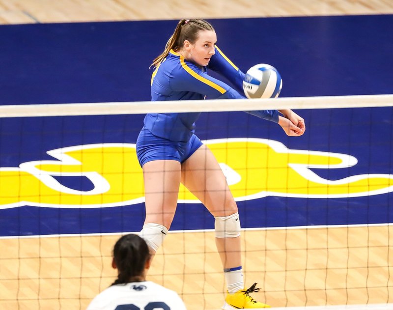 Former Flintridge Sacred Heart Academy star Kayla Lund, now playing for the University of Pittsburgh, was named the AVCA’s All-East Coast Region Player of the Year and to the region’s first team for the second time. (Pittsburgh Athletics)