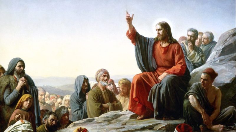 "The Sermon on the Mount," Carl Bloch, 1890. (Wikipedia)