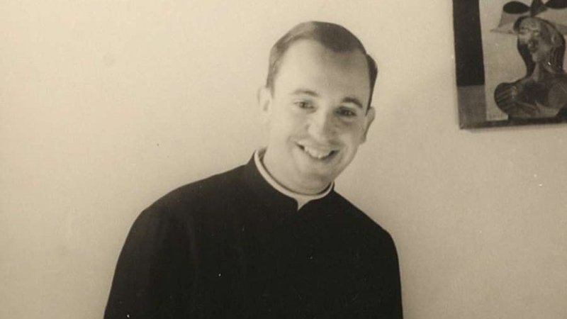 A young Father Jorge Mario Bergoglio, the future Pope Francis. (Society of Jesus)