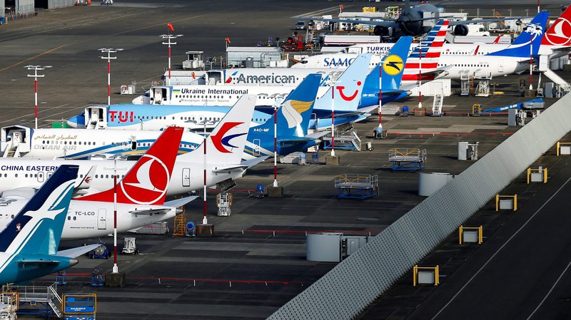 Airplanes are seen at Boeing Field in Seattle March 21, 2019. The Trump administration announced Jan. 31, 2020, it will impose travel restrictions on some visas for people from Nigeria, Kyrgyzstan, Tanzania, Eritrea, Sudan and Myanmar who want to come to the United States. (CNS photo/Lindsey Wasson, Reuters)