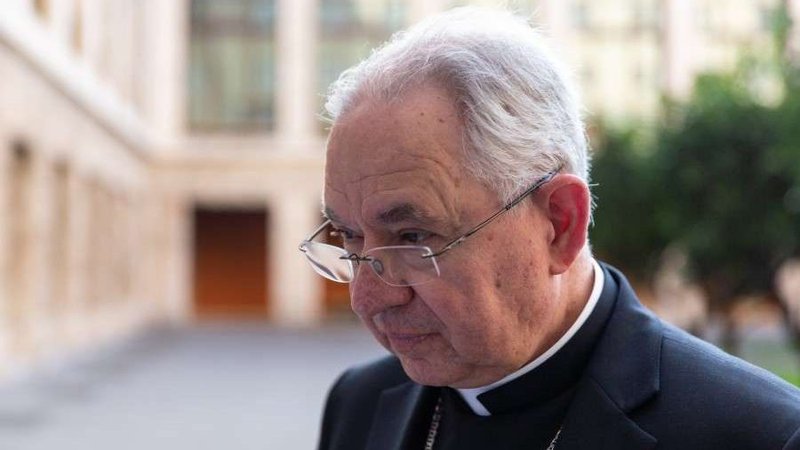 Archbishop José H. Gómez of Los Angeles at the North American College in Rome, Sept. 16, 2019. (Daniel Ibáñez/CNA)