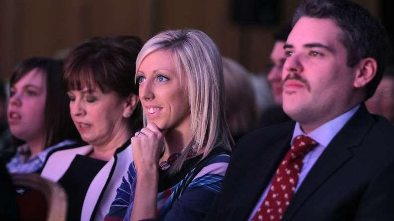 Carla Lockhart attends a DUP Conference in Belfast. (Brian Thompson/Press Eye via CNA)