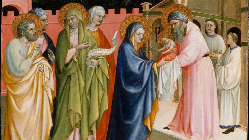 "The Presentation in the Temple," by Alvaro Pirez, 1430. (Metropolitan Museum of Art)