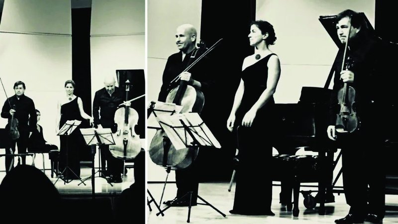 "Hollywood Piano Trio" promotional image. (Sundays Live)