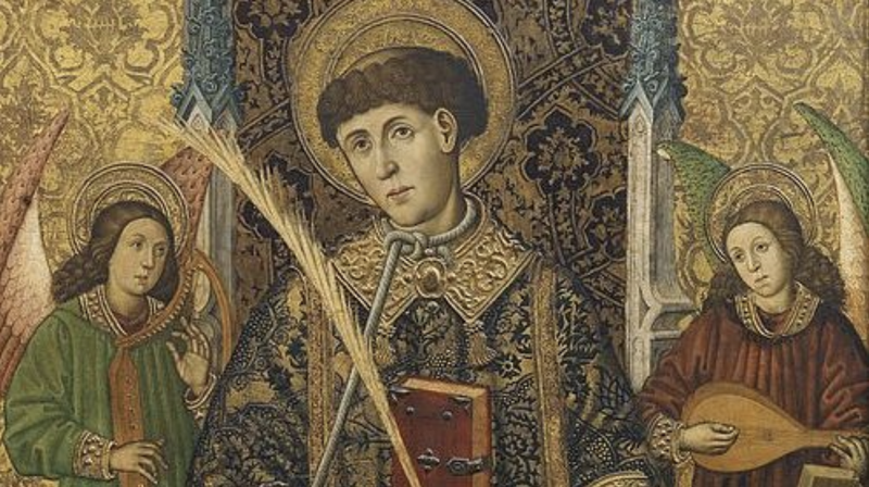 15th-century painting of Vincent by Tomás Giner. (WIKIPEDIA)