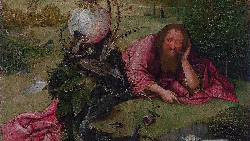 “St. John the Baptist in the Wilderness,” by Heironymous Bosch, 1450–1516, Dutch. (Wikimedia Commons)
