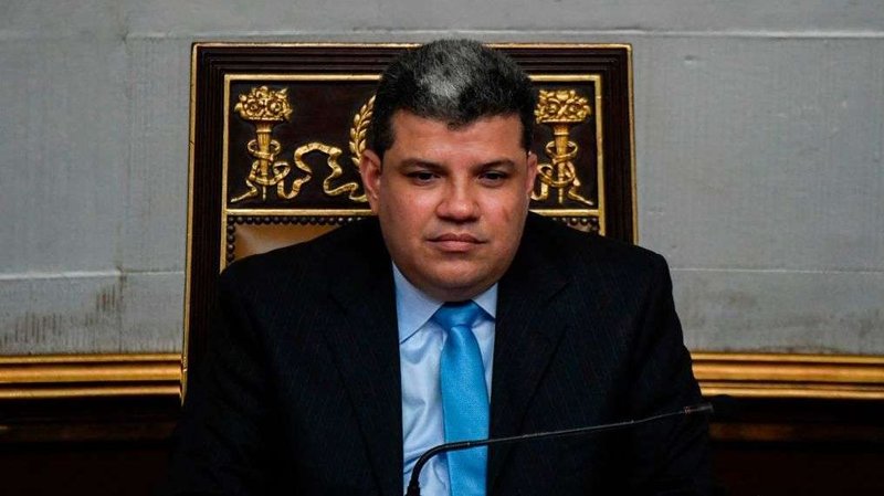 Venezuela's opposition lawmaker and self-proclaimed parliament speaker Luis Parra attends a session at the National Assembly in Caracas, Jan. 7, 2020. (Federico Parra/AFP/Getty Images via CNA)