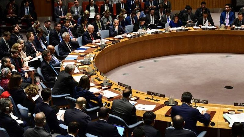 The UN Security Council meeting in New York City, 2018. (akatz/Shutterstock via CNA)