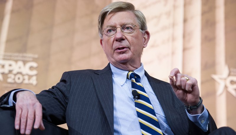 Columnist George F. Will speaks at the Conservative Political Action Conference (CPAC) in National Harbor, Maryland in 2014. (Christopher Halloran/Shutterstock)