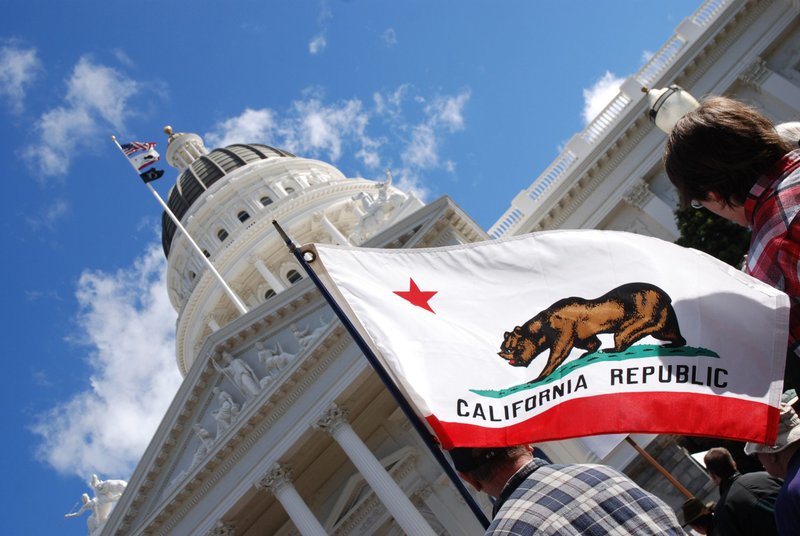 A rally at the California State Capitol. (Shutterstock)