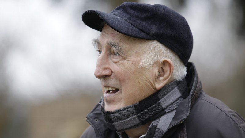 Jean Vanier, founder of the L'Arche communities, is pictured in a Feb. 17, 2015, photo. Vanier, a Canadian Catholic figure whose charity work helped improve conditions for the developmentally disabled in multiple countries over the past half century, died May 7 at age 90. (CNS photo/courtesy Jean Vanier Association)