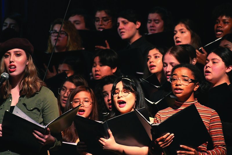 Students and Los Angeles Master Chorale singers will perform the world premiere of "Requiem: This Earth, Our Home" on February 28th and 29th at Van Nuys High School. (Los Angeles Master Chorale)
