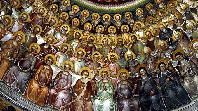 "Communion of the Saints" in a Baptistry in Padua (José Luiz/Wikipedia)