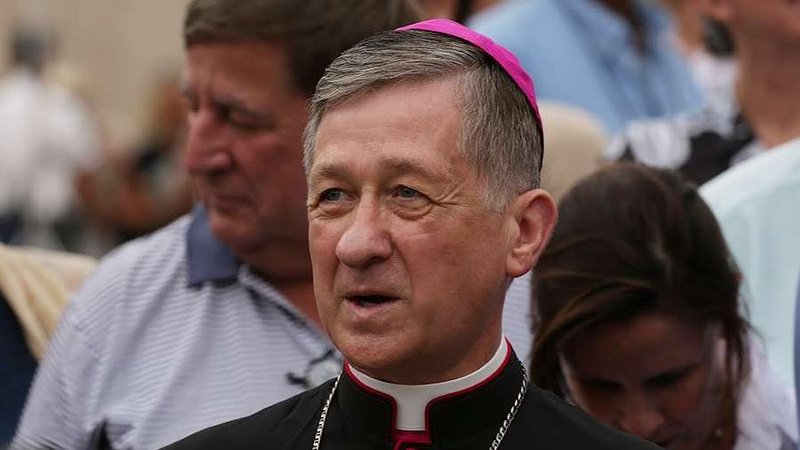 Then-Archbishop Blase Cupich of Chicago at the General Audience in St. Peter's Square, Sept. 2, 2015. (Daniel Ibanez/CNA)