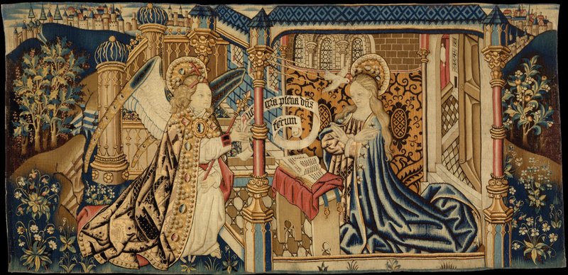 “The Annunciation,” ca 1460-80, South Netherlandish. (Metropolitan Museum of Art)