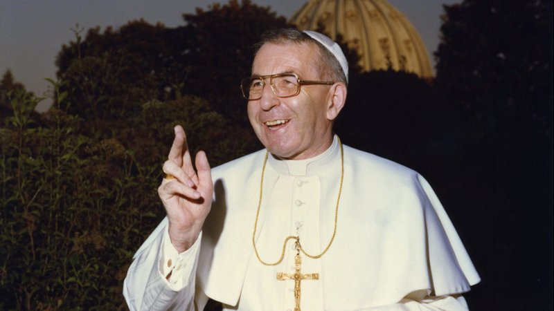 Pope John Paul I is pictured at the Vatican in 1978. The Vatican announced April 28, 2020, that Pope Francis approved the establishment of the John Paul I Vatican Foundation to preserve and promote the writings, thinking, example and study of "the smiling pope." (CNS photo/Arturo Mari, L'Osservatore Romano)