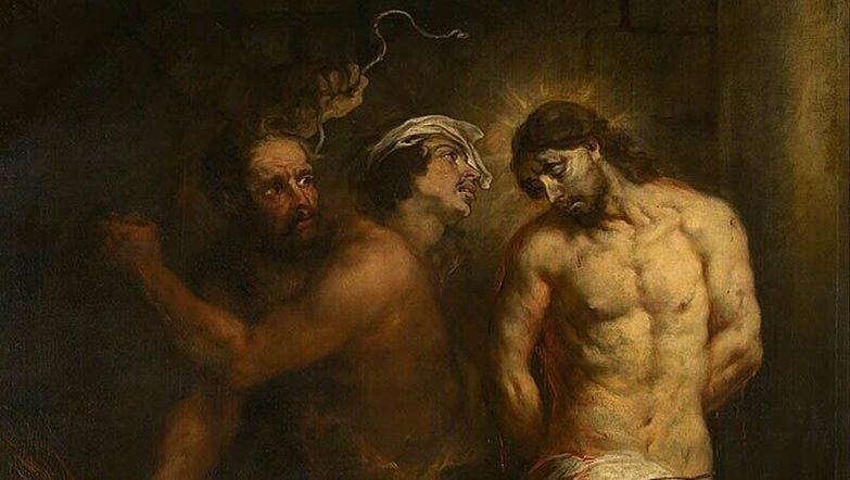 “The Flagellation of Christ,” by Jan Cossiers, 1600-1671, Flemish. (Wikimedia Commons)
