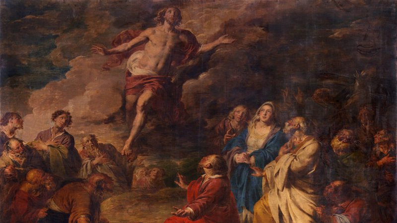 “The Ascension of Christ,” by Pieter Jozef Verhaghen, 1728–1811, Flemish. (Wikimedia Commons)