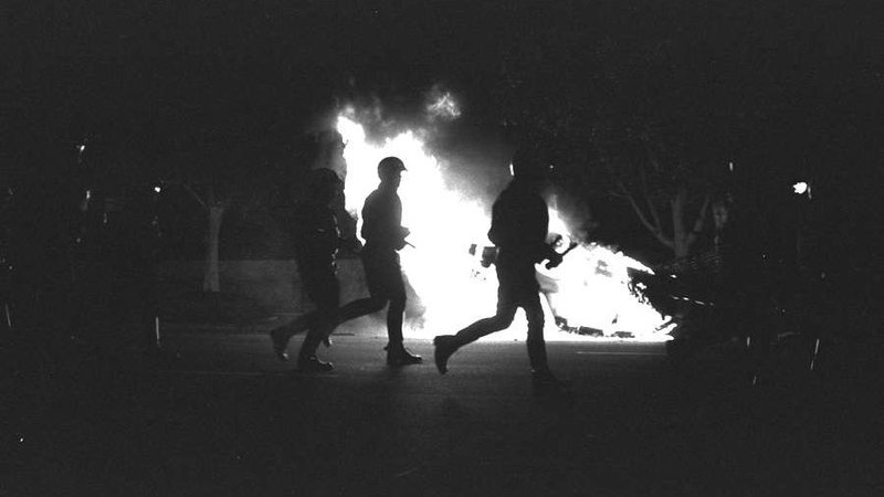 1992 LA riots. (Shutterstock via CNA)
