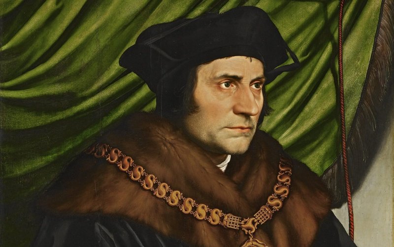 "Sir Thomas More," (1527) by Hans Holbein the Younger. (Wikipedia)