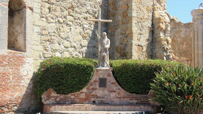 St. Junipero Serra statue, San Juan Capistrano. (Idealphotographer/Shutterstock via CNA)