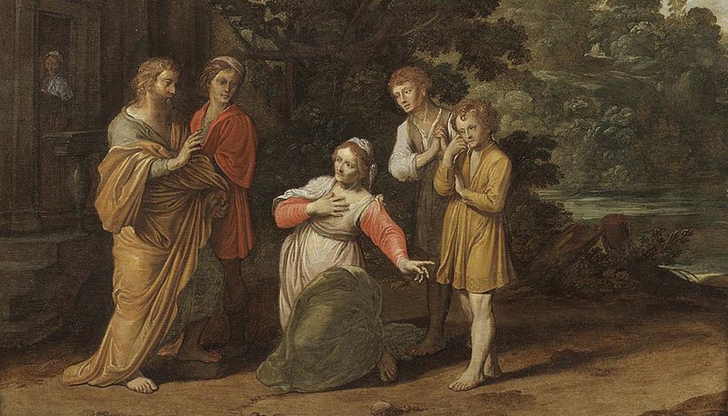 “Elisha and the Shunammite Woman,” by Jan Tengnagel, 1584-1631, Dutch.