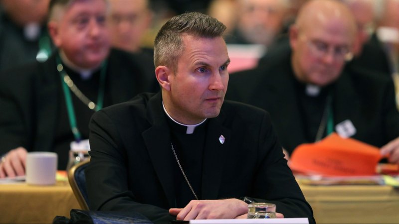 Pope Francis has appointed Auxiliary Bishop Ronald A. Hicks of Chicago to head the Diocese of Joliet, Ill., July 17, 2020. He is pictured here Nov. 13, 2018, at the fall general assembly of the U.S. Conference of Catholic Bishops in Baltimore. (CNS photo/Bob Roller)
