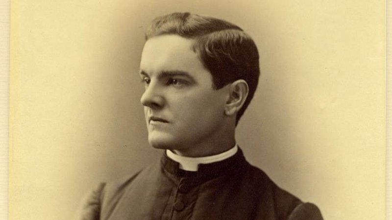 Portrait of Father Michael J. McGivney by John Tierney. (Knights of Columbus Multimedia Archives via CNA)
