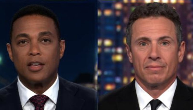 Don Lemon and Chris Cuomo on CNN. (Screenshot via CNN)