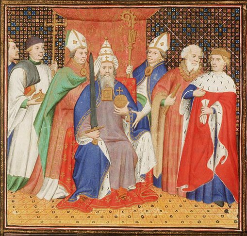 "Henry II crowned as Emperor by Pope Benedict VIII in 1014." (Wikipedia)