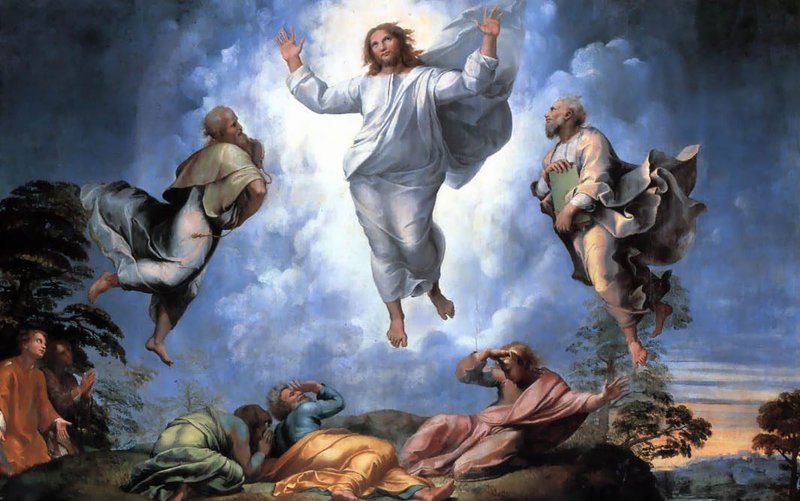 Detail from "The Transfiguration," Raphael, c. 1520. (Wikipedia)