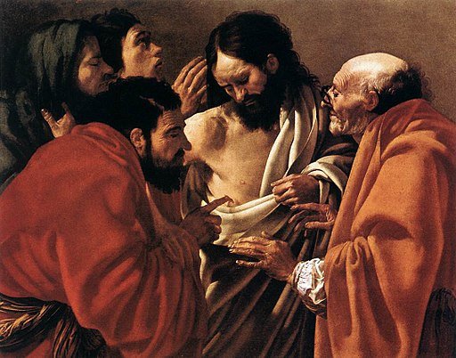 "The Incredulity of Thomas," Hendrick ter Brugghen. (Wikimedia Commons)