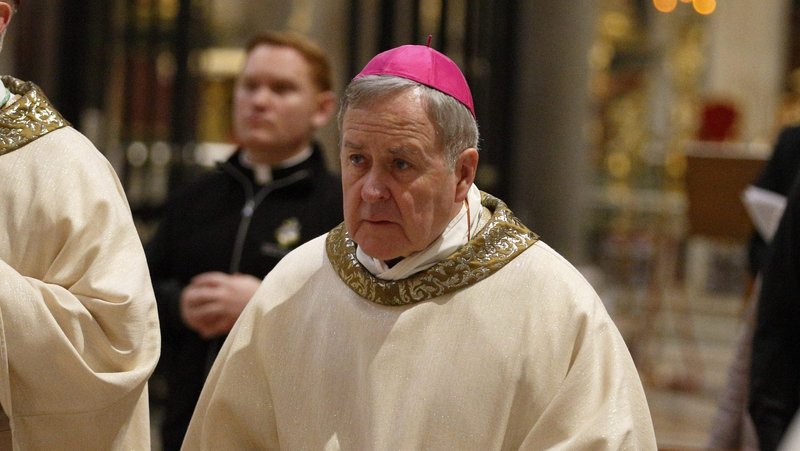 Archbishop Robert J. Carlson of St. Louis in Rome Jan. 14, 2020. (CNS photo/Paul Haring)