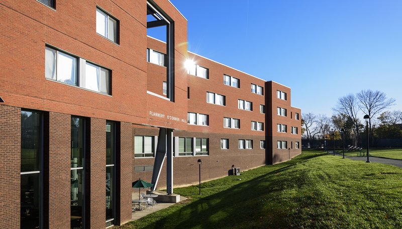 A residence hall formerly named for Flannery O'Connor at Loyola University Maryland in Baltimore is seen in this undated photo. It is being renamed for Sister Thea Bowman. (CNS photo/courtesy Loyola University Maryland via Catholic Review)
