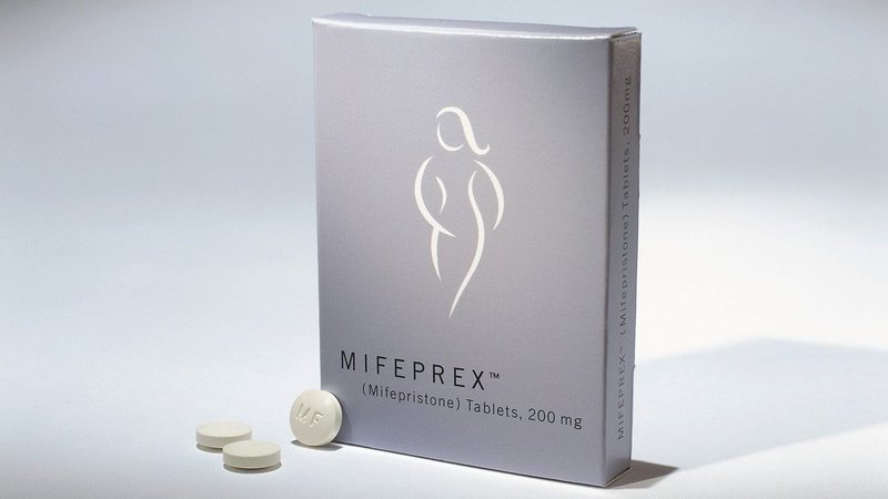 A box of the RU-486 drug, known generically as mifepristone and by its brand name Mifeprex, is seen in an undated handout photo. (CNS photo/Danco Laboratories handout via Reuters)