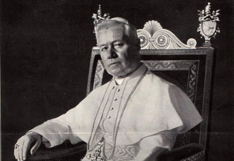 St. Pope Pius X in 1903. (Wikipedia)