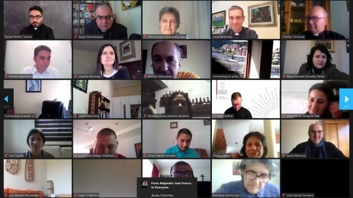 A screen-caption of the abuse prevention seminar organized via Zoom by the center for child protection of Mexico´s Catholic University (CEPROME) and the Vatican Safeguarding Taskforce, on July 31, 2020. (CEPROME via Crux)