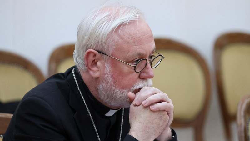 Archbishop Paul R. Gallagher. (CNS photo/Maxim Guchek, BelTA handout via Reuters)