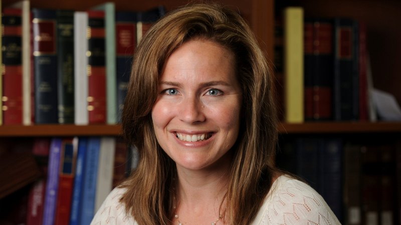 Amy Coney Barrett is pictured in this undated photo. She is a judge for the U.S. Court of Appeals for the 7th Circuit, and a law professor at the University of Notre Dame. A Catholic, she is on President Donald Trump's list of of potential nominees to fill the U.S. Supreme Court seat left vacant by the Sept. 18, 2020, death of Associate Justice Ruth Bader Ginsburg. (CNS photo/Matt Cashore, University of Notre Dame via Reuters)