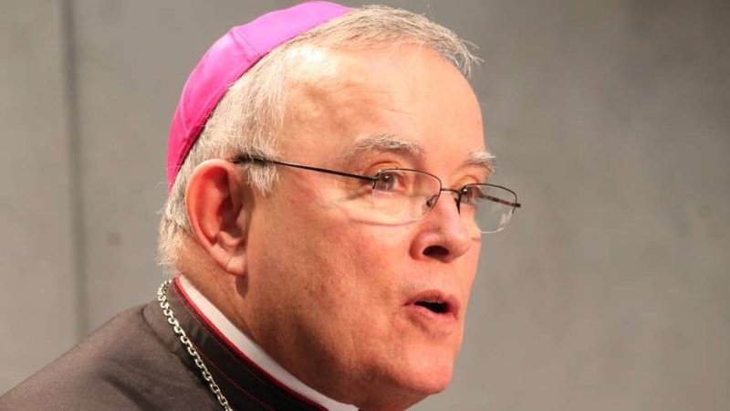 Archbishop Charles Chaput at a press conference at the Vatican, March 25, 2014. (Daniel Ibanez/CNA)