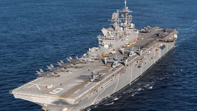 USS America. (Public domain via CNA)