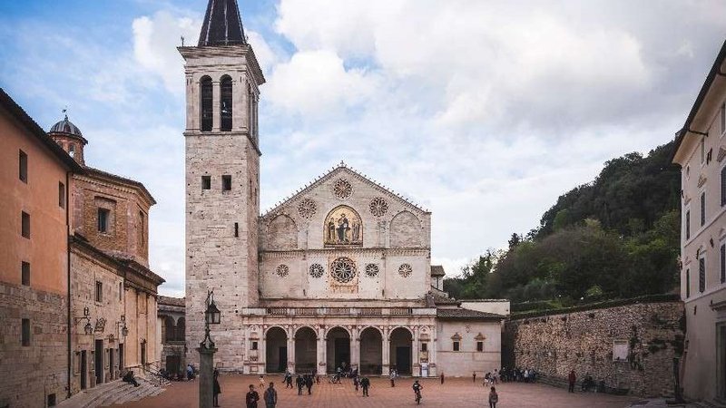 Spoleto Cathedral in Umbria, central Italy. (Nando1985/Shutterstock via CNA)