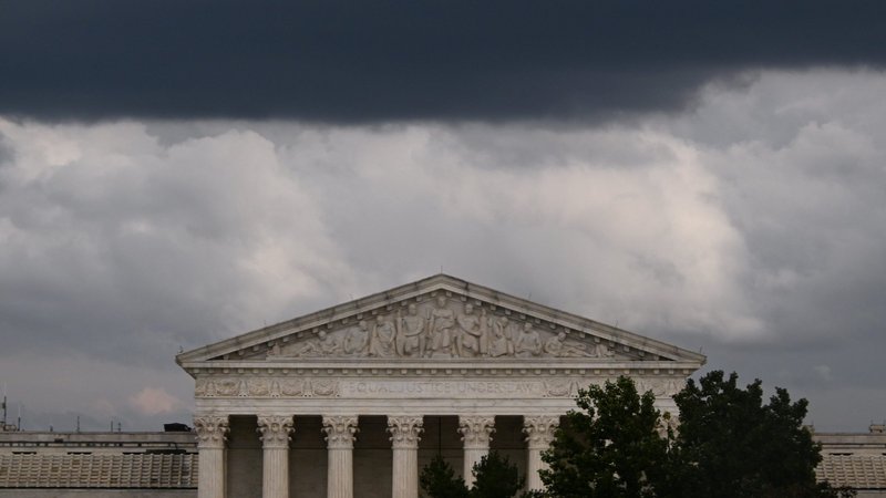 Clouds form over the U.S. Supreme Court in Washington Sept. 29, 2020. The Supreme Court begins hearing cases for the new term Oct. 5. (CNS photo/Erin Scott, Reuters)
