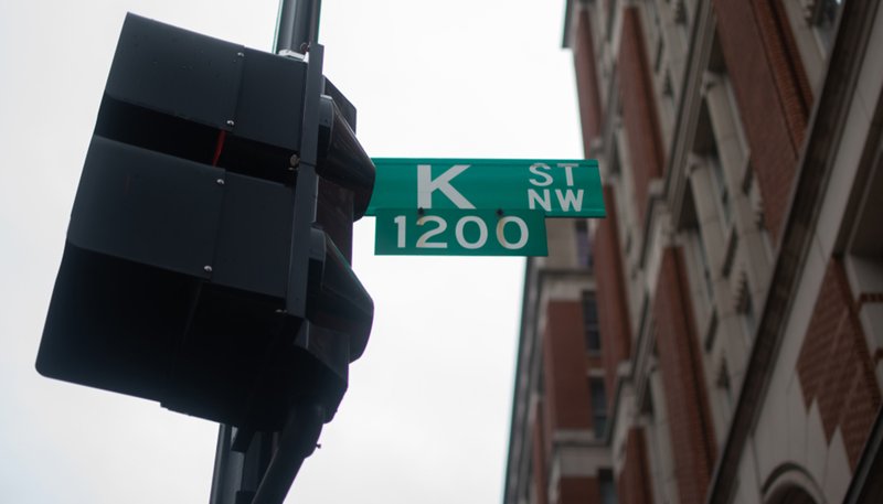 K Street NW in Washington, D.C. (Shutterstock image)