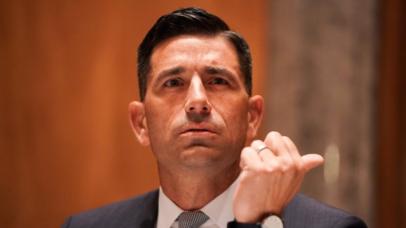 Acting Secretary of Homeland Security Chad Wolf is seen before he testifies in front of the Senate Homeland Security and Governmental Affairs Committee Sept. 23, 2020, during his confirmation hearing on Capitol Hill in Washington. (CNS photo/Greg Nash, Pool via Reuters)