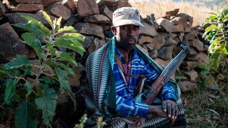A farmer and militia fighter in northwest Ethiopia. (Eduardo Soteras/AFP/Getty Images via CNA)
