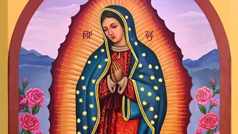 An icon of Our Lady of Guadalupe in St. Mary Church in Whiting, Indiana. (Catholic News Service/Laura Ierachi, Horizons)